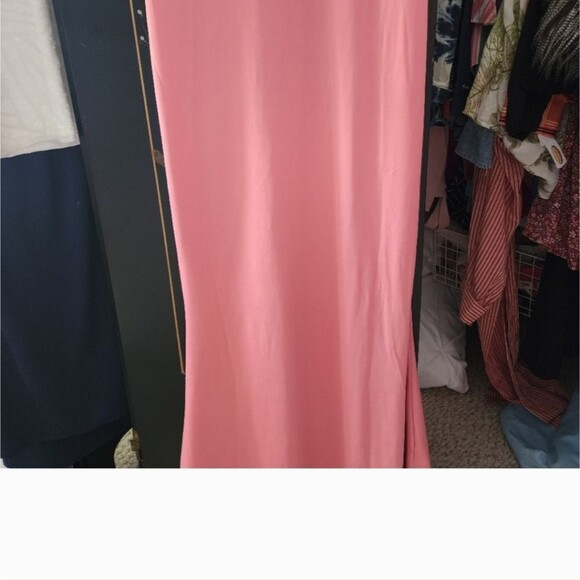 Skims similar fabric maxi dress Pink - Picture 6 of 11